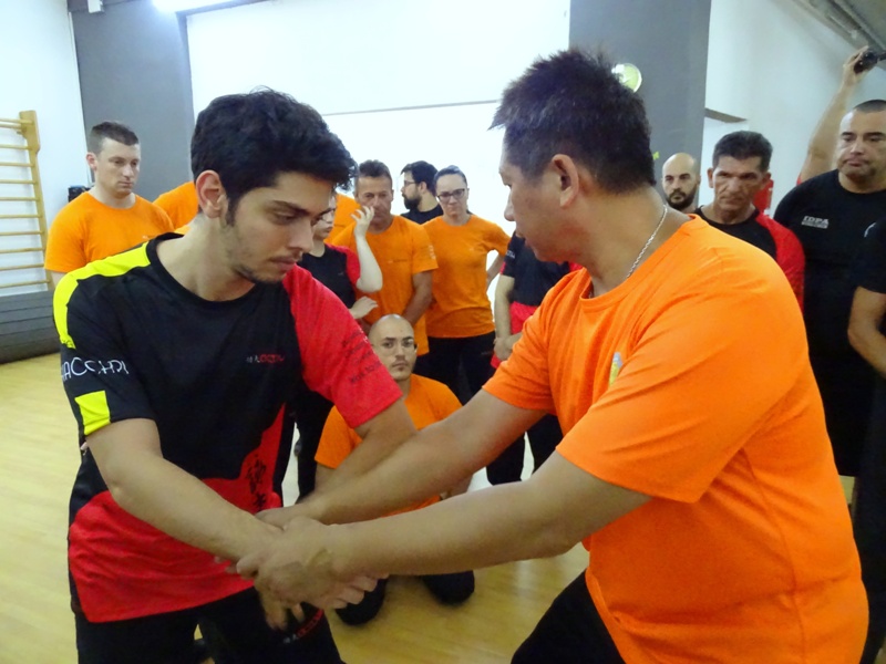 Kung Fu Academy di Sifu Mezzone Caserta Seminario di Weng Chun Tang Yik con GM Sunny So in Italia presso la scuola di arti marziali di wing chun e kung fu a Caserta (2)